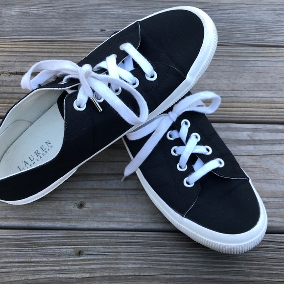 Ralph Lauren Women Shoe Fashion Sneaker Navy Jolie - Picture 7 of 8